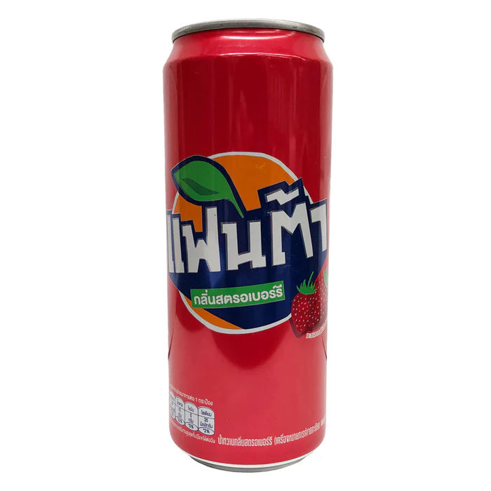 Drink Fanta StrawBerry 325ml Thailand