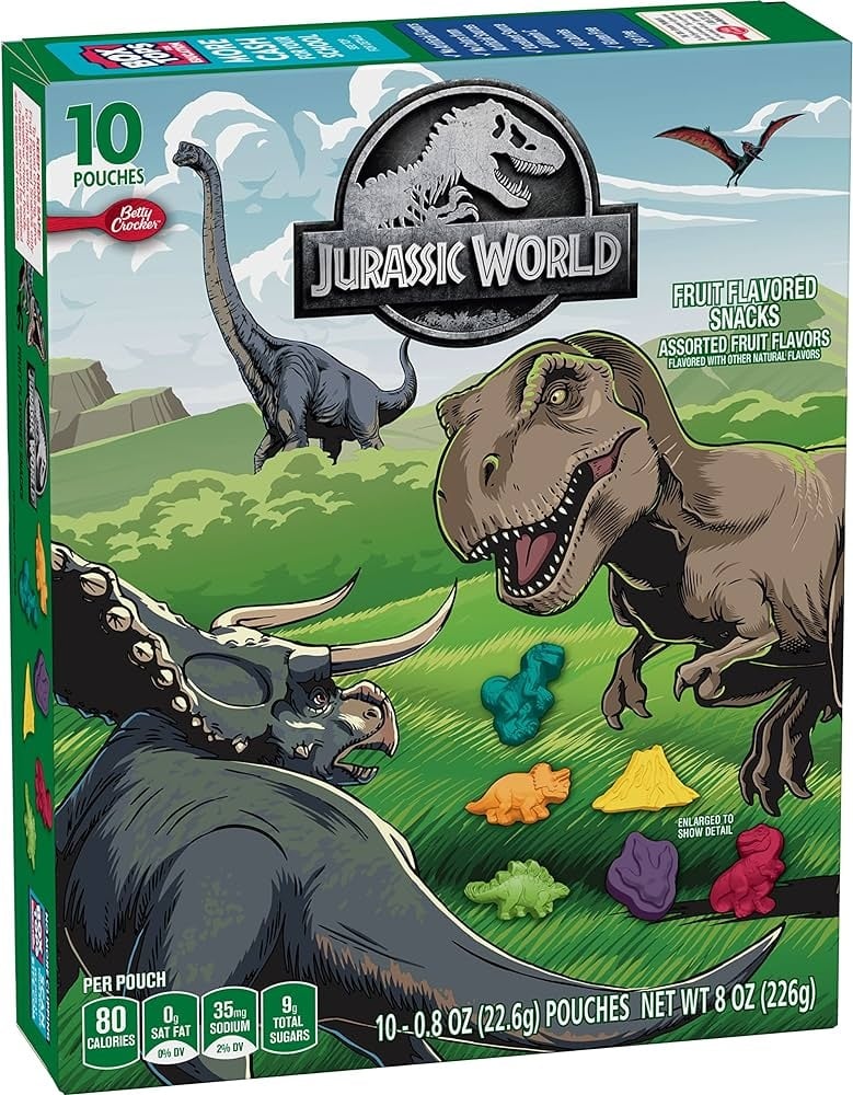 Candy Jurassic World Fruit Snacks 226gr