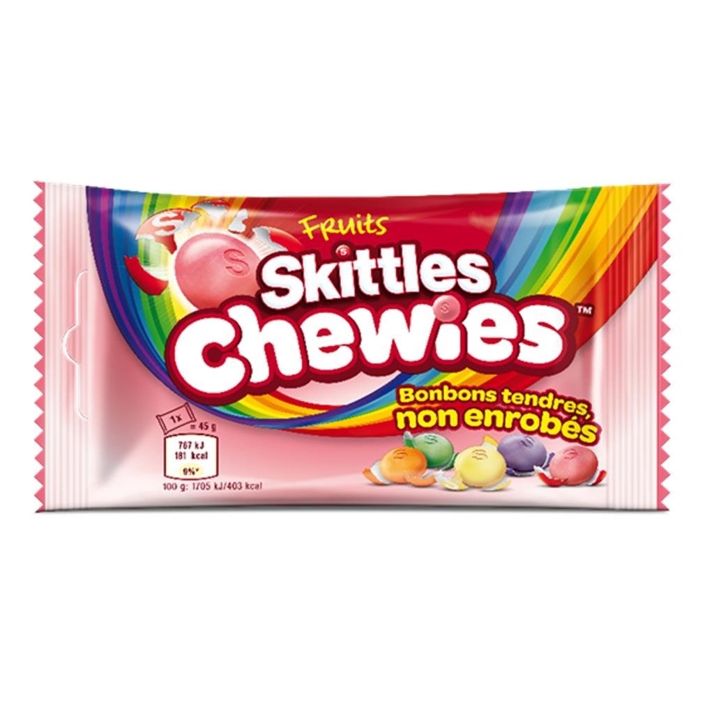 Candy Skittles Fruits Chewies Pink 45gr