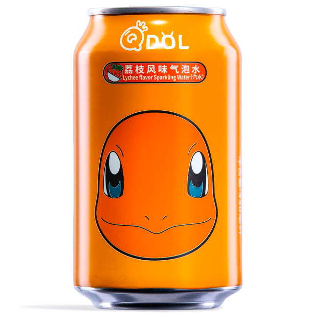 Drink QDOL Pokémon Charmander Lychee 330ml