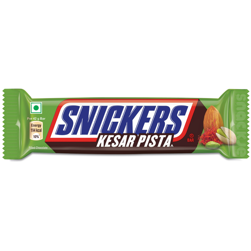 Chocolate Snickers Pistache 42gr India Kesar Pista