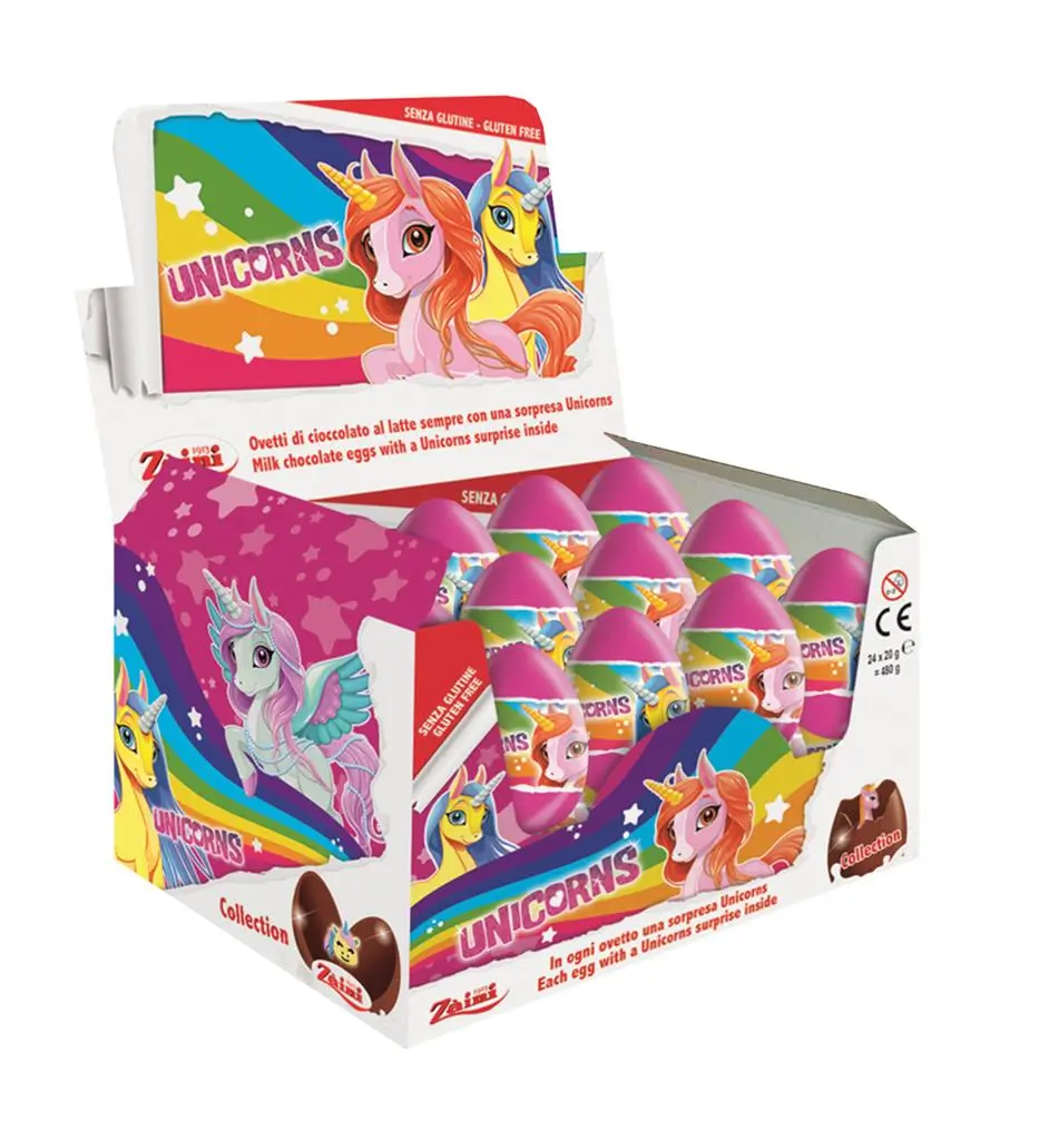 Candy Zaini Unicorn Chocolate Egg 20gr