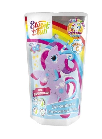 Drink Sweets â€˜n Fun Unicorn Dream Land, StrawBerry Flavoured Drink, Vitamine C