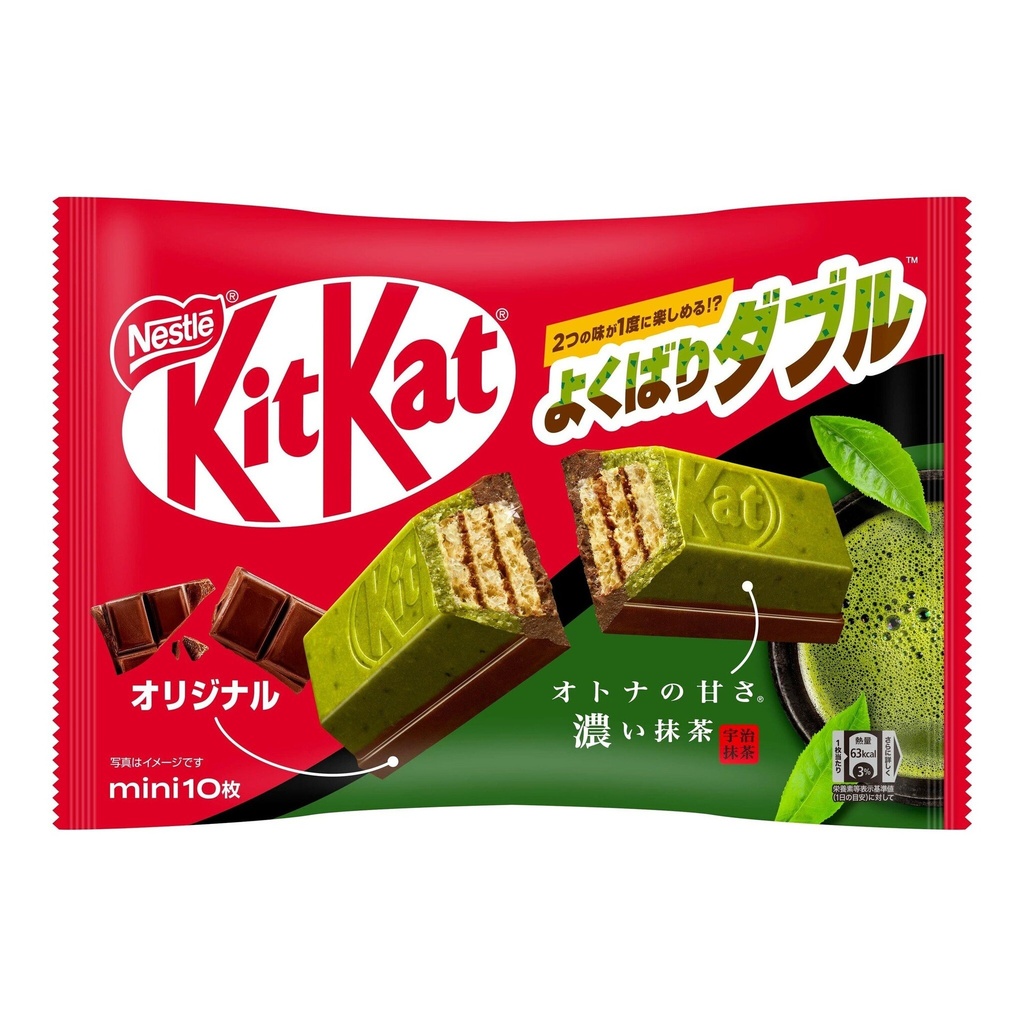 Chocolate Kit Kat Mini Matcha & Original Mix 10p 113gr