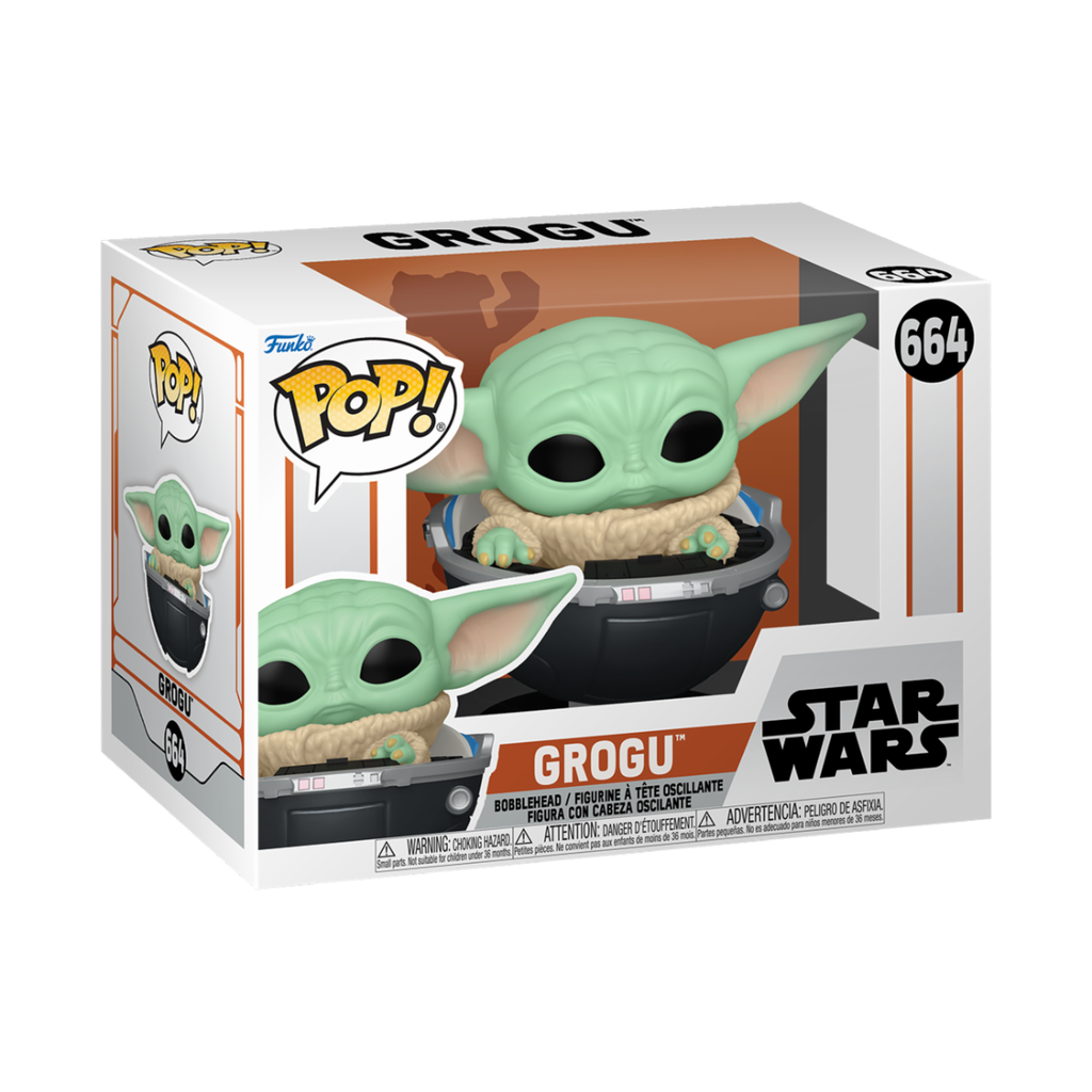 Funko Star Wars 0664 Grogu with Prama , SW The Mandalorian Season 3