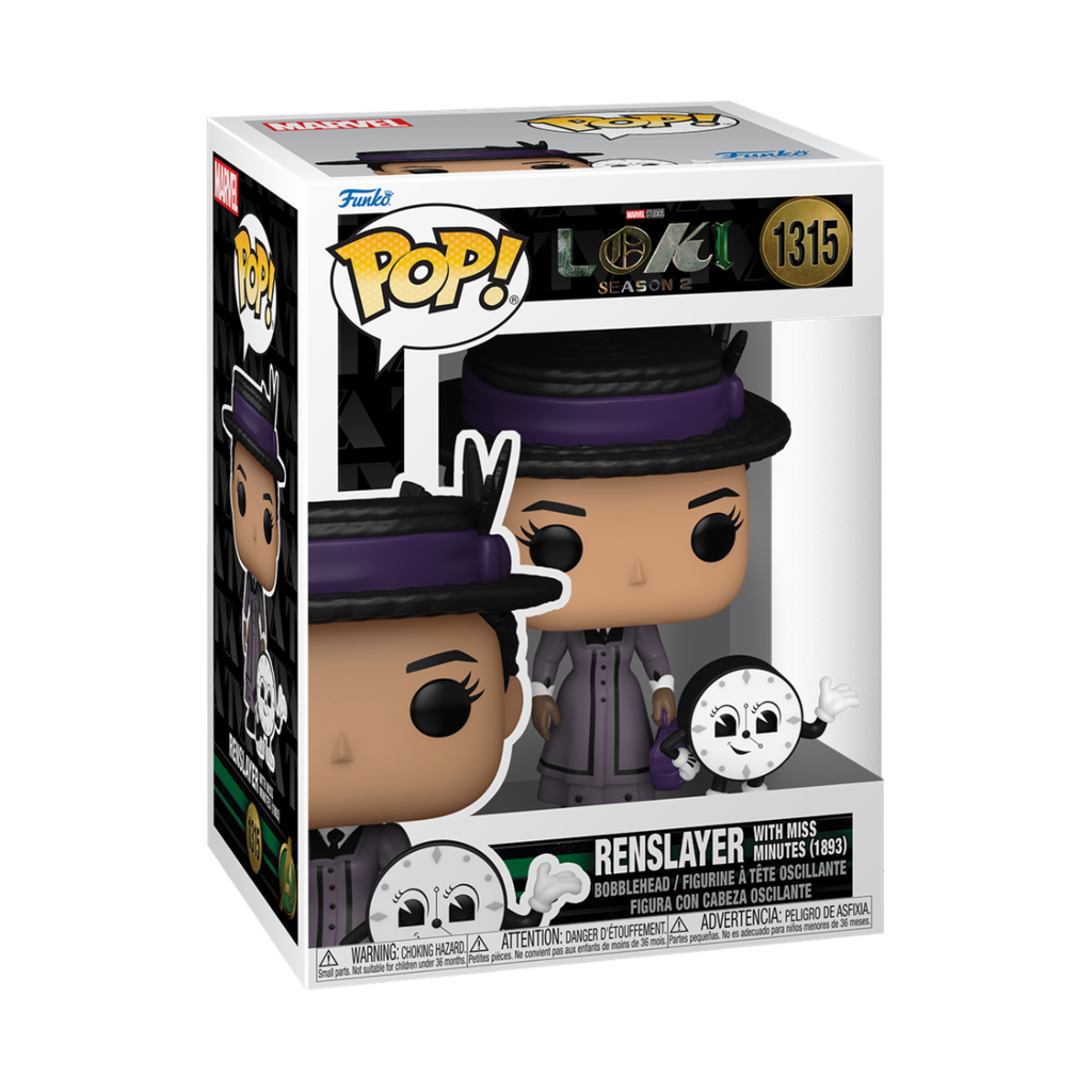 Funko Marvel 1315 RenSlayer with Miss Minutes, Loki Season 2
