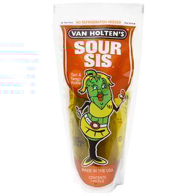 Greenies Pickles Van Holten's Sour Sis Pickle 252gr