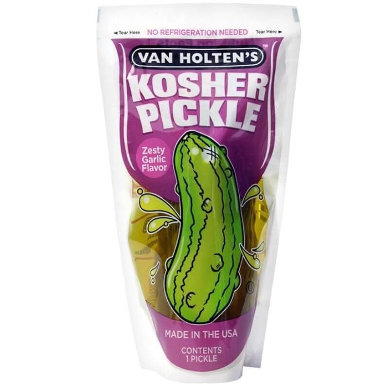 Greenies Pickles Van Holten's Kosher Zesty Garlic Pickle 140gr
