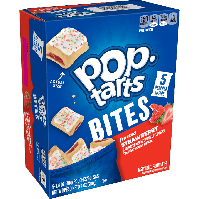 Cookies Pop Tarts Bites Frosted StrawBerry 200gr