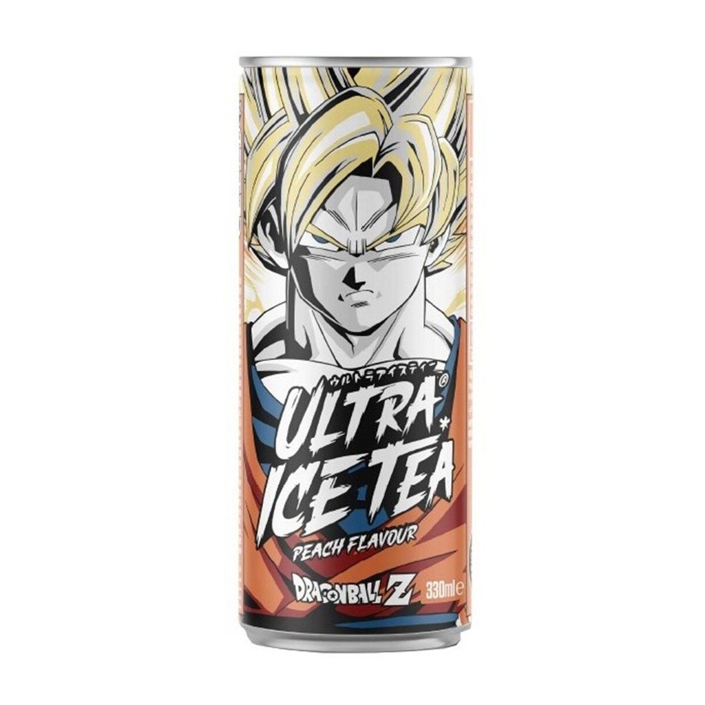 Drink Ultra ced Tea For Heroes Ultra Ice Tea Peach Flavour DragonBall Z Goku 330ml