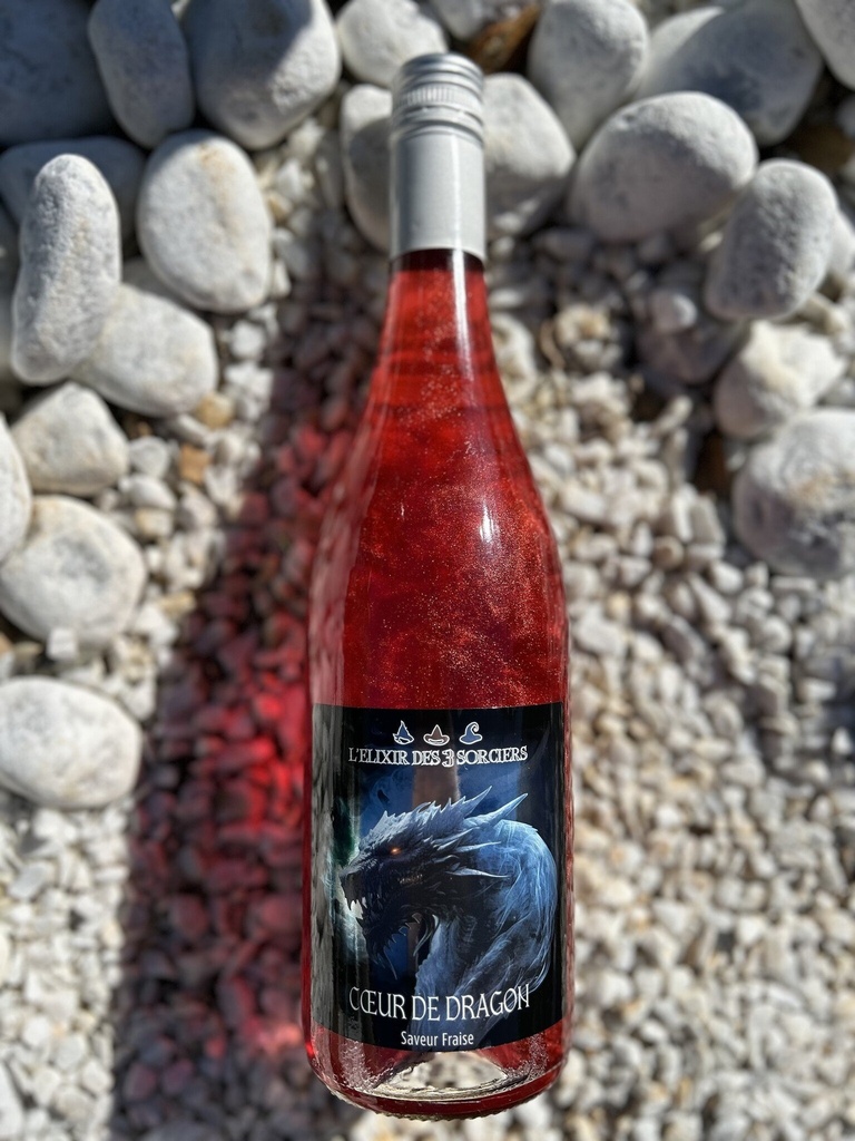 Drink Elixir Des 3 Sorciers Coeur de Dragon, Saveur Fraise 750ml