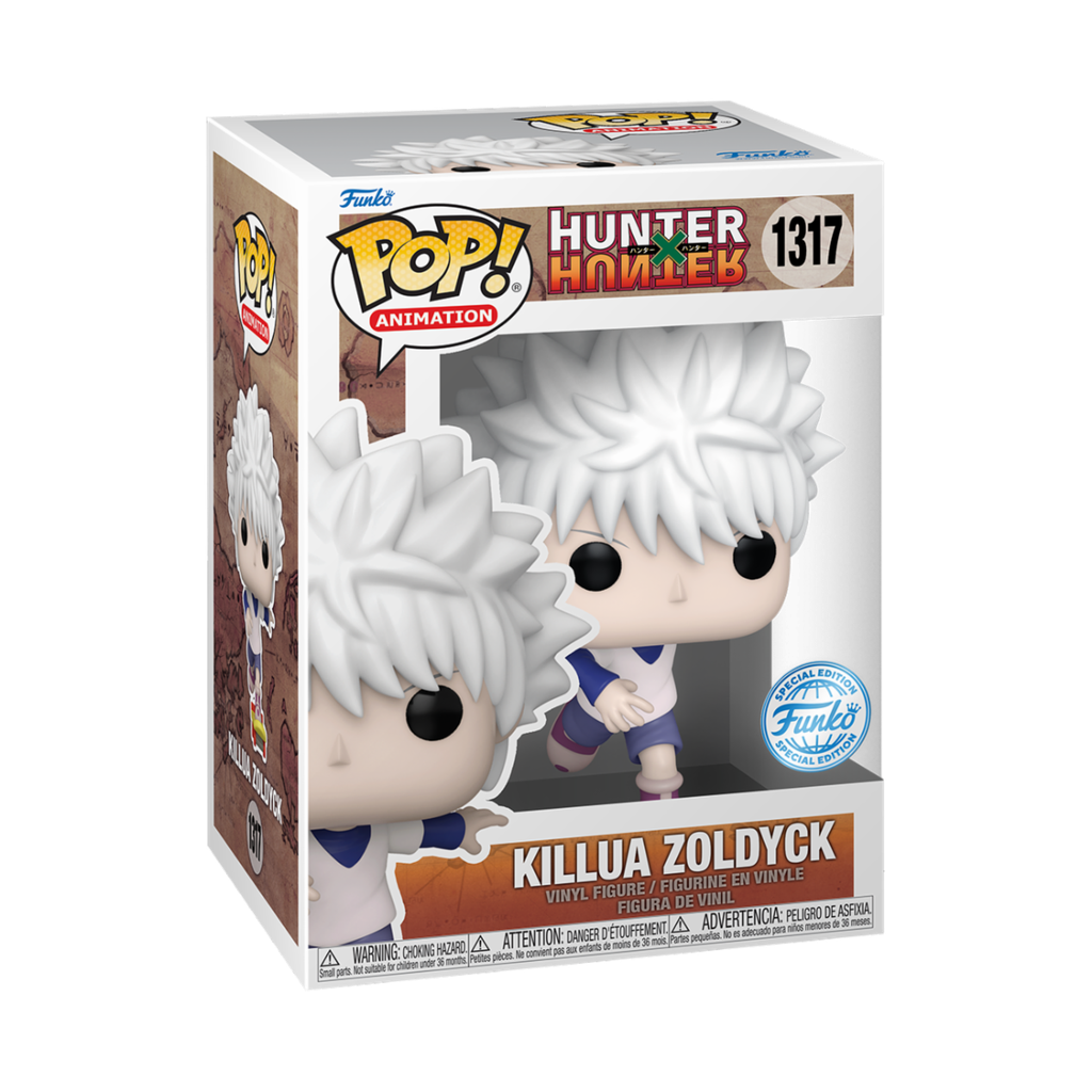 Funko Animation 1317 Killua Zoldyck with SkateBoard, HxH Hunter x Hunter