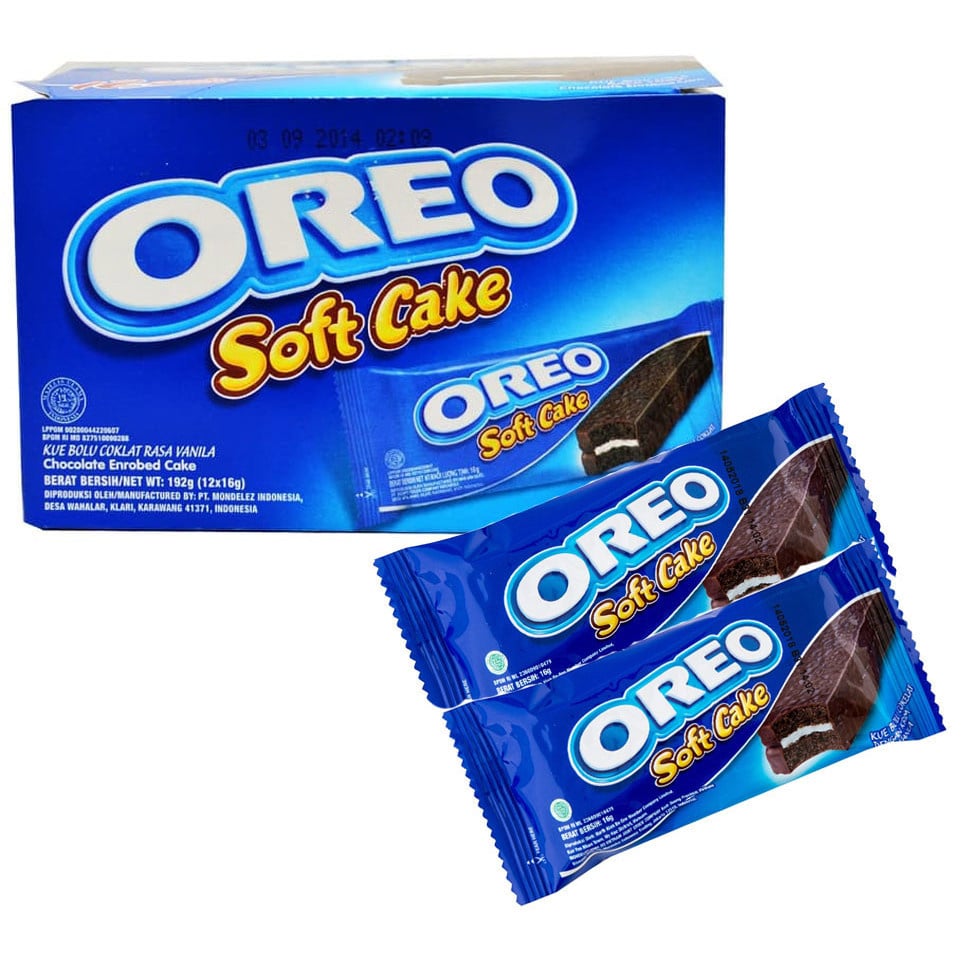 Cookies Oreo Chocolate Soft Cake 16gr