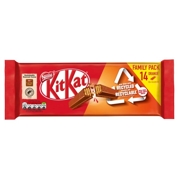 Chocolate Kit Kat Family Pack Orange 14pieces 289,8gr