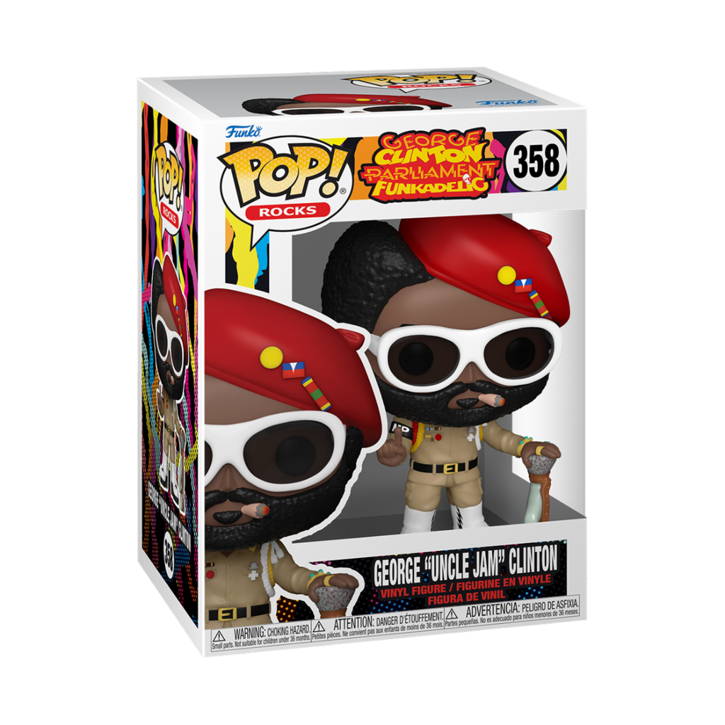 Funko Rocks 358 George Clinton, Uncle Jam, George Clinton, Parliament Funkadelic, Music