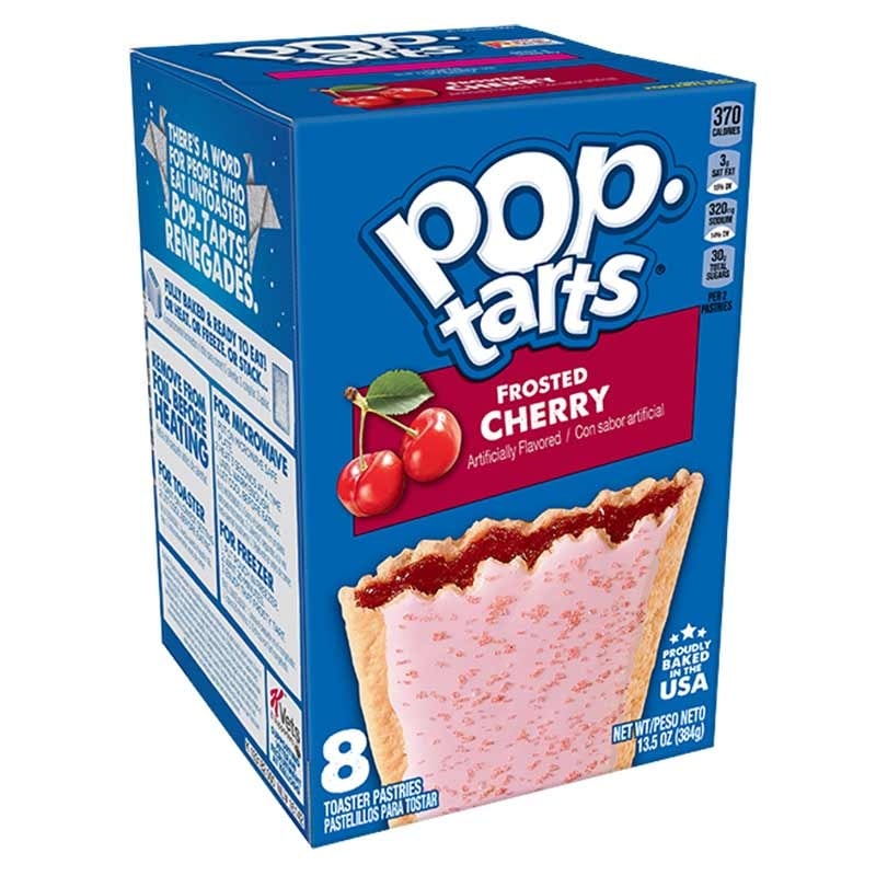 Cookies Pop Tarts Frosted Cherry 8p 384gr