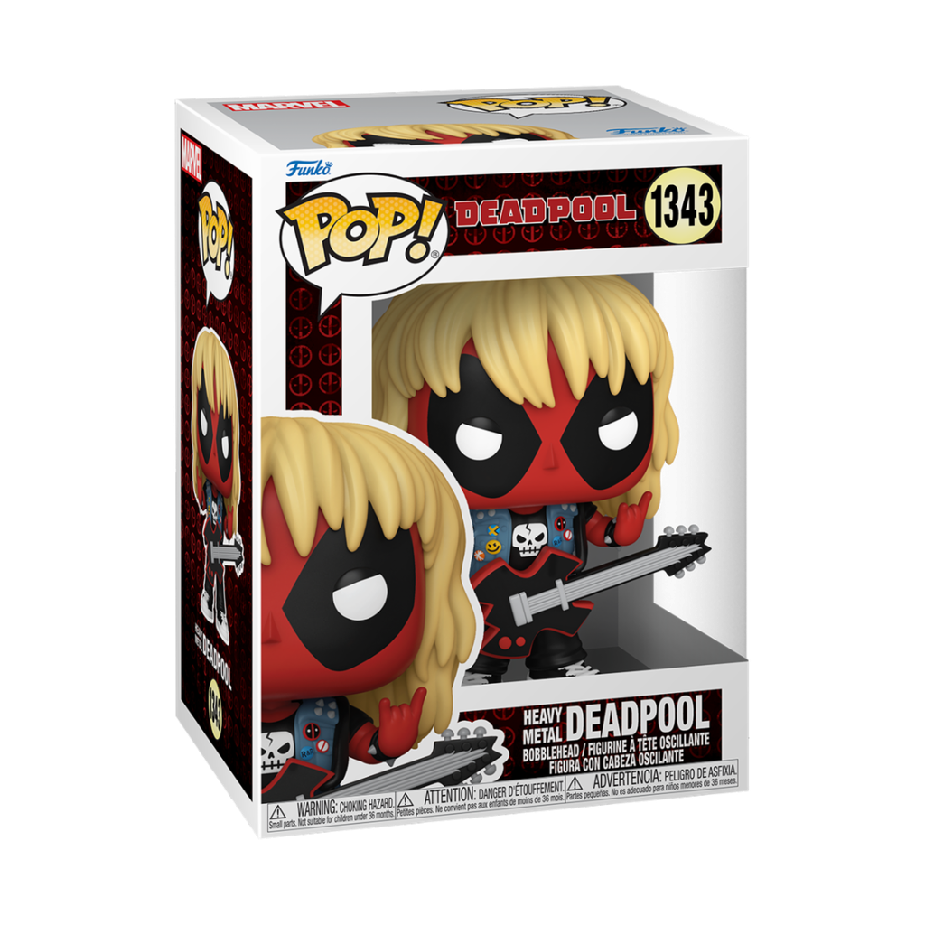 Funko Marvel 1343 Metal Band, Deadpool Parody