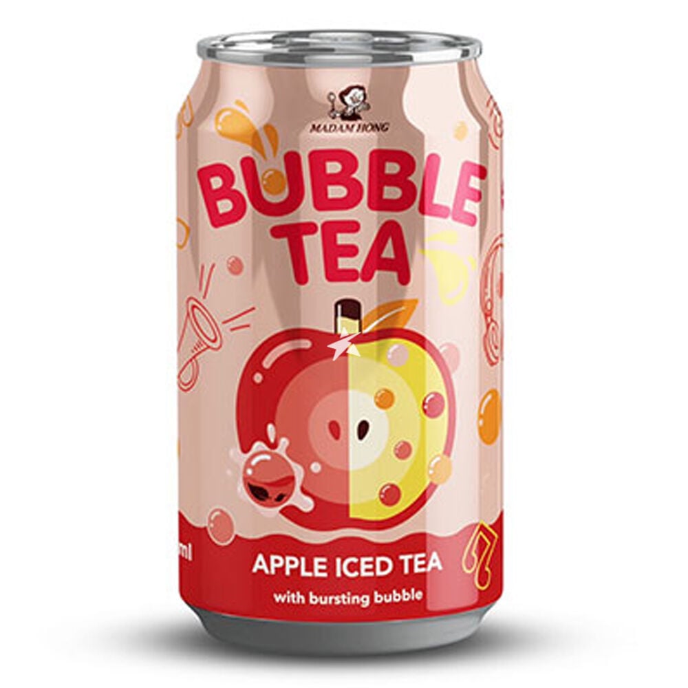 Drinks Bubble Tea Apple Iced Tea with Bursting Bubble 320ml