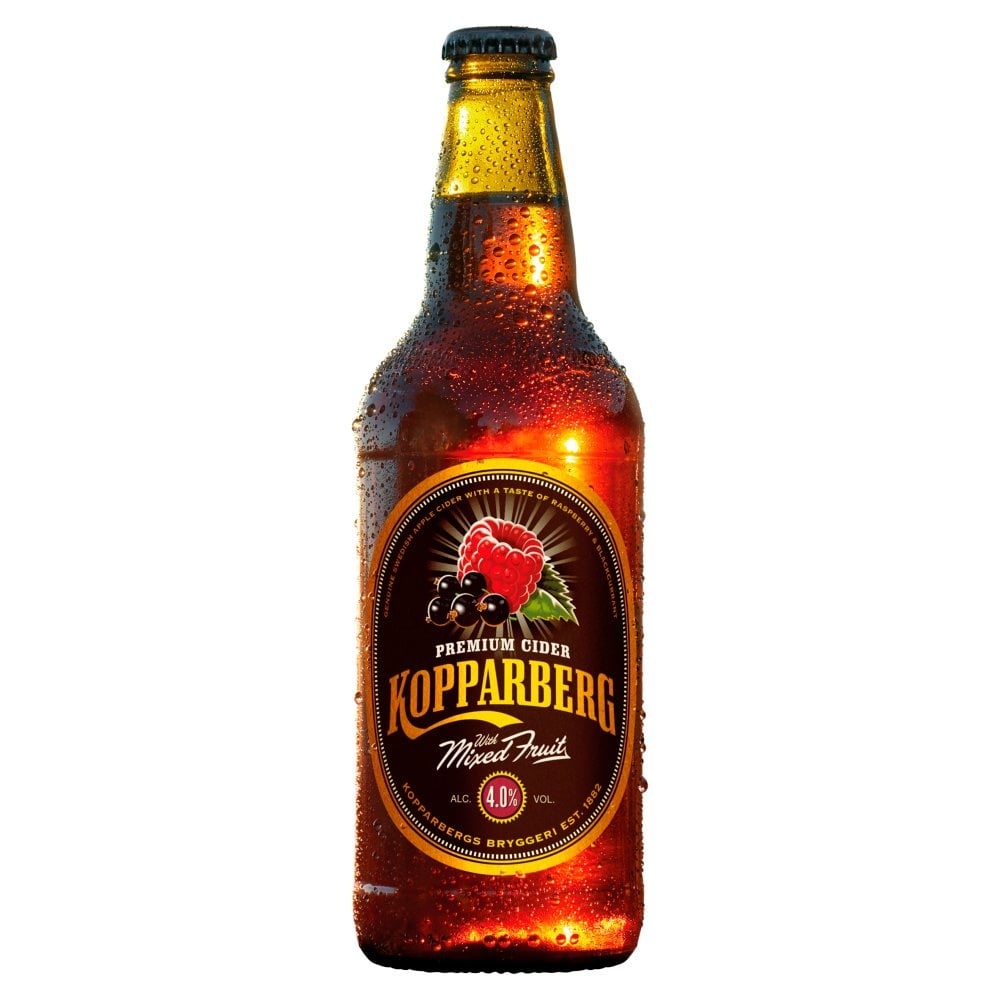 Drinks KopparBerg Premium Cider, Mixed Fruit 4.0% alc 500ml