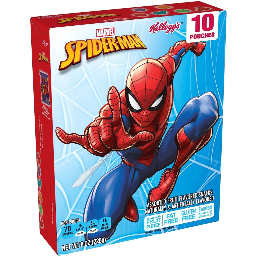 Candy Fruit Snacks Marvel Spider-Man 226gr