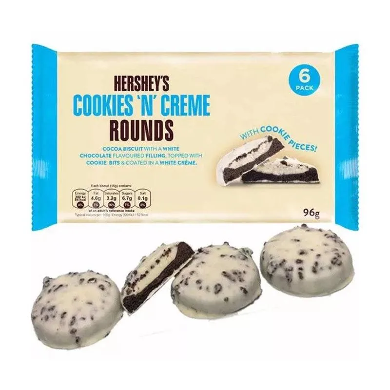 Chocolate Hershey's Cookies 'n' Creme Rounds 96gr