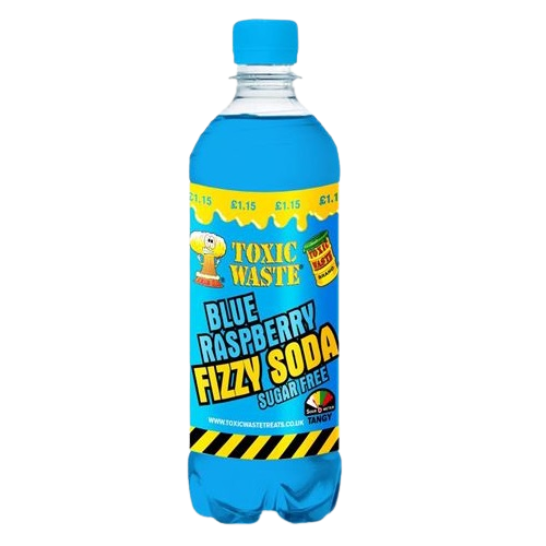 Drinks Toxic Waste Soda Blue Raspberry 500ml Sugar Free
