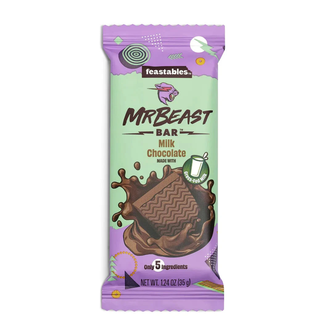 Chocolate Mr Beast Bar Milk Chocolate 60gr