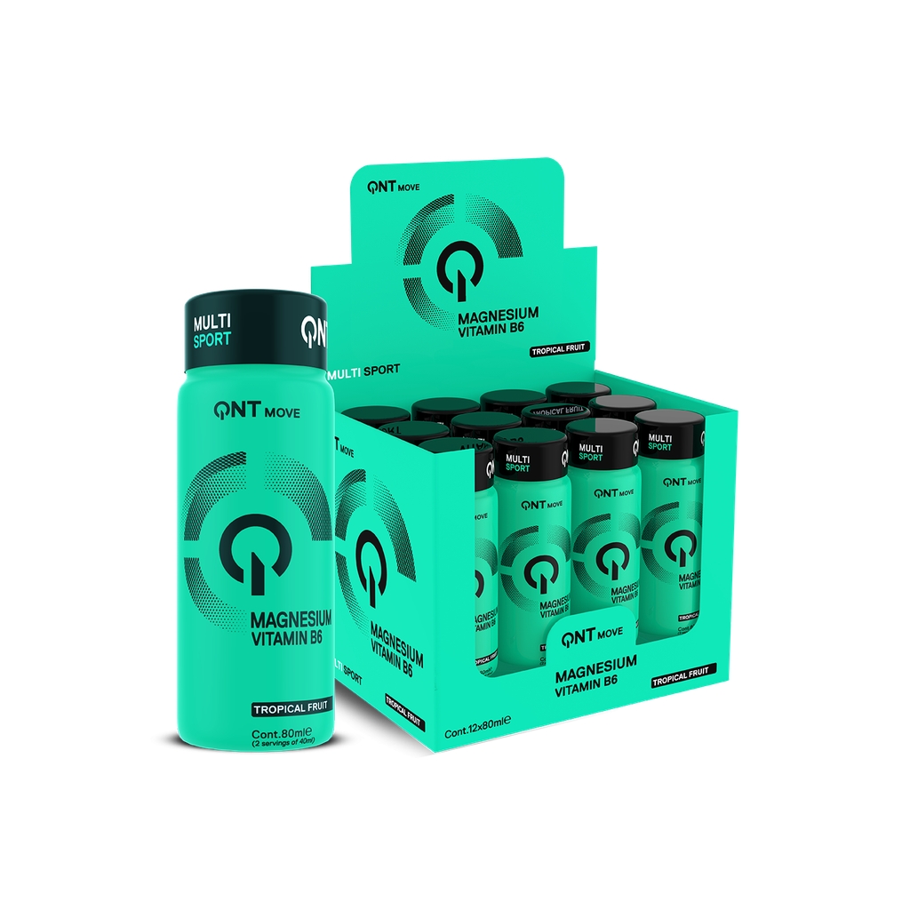 Drinks QNT Multi Sport Shot Tropical Fruit Move Magnesium Vitamin B6 80ml
