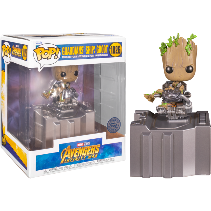 Funko Marvel 1026 Guardian's Ship: Groot, Funko Special Edition, Avengers Infinity War