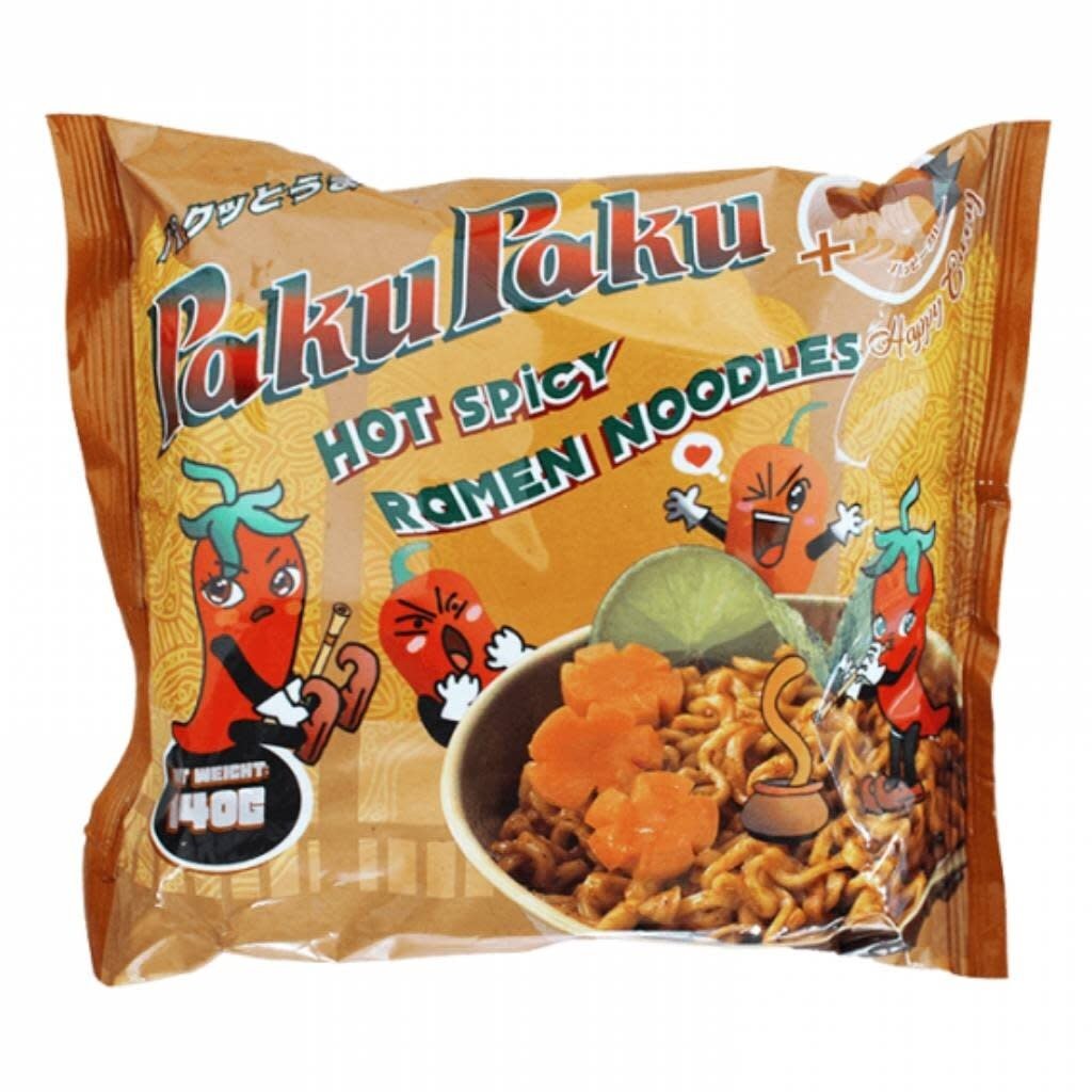 Noodles Ramen PakuPaku Inst Noodle Happy Curry 140gr