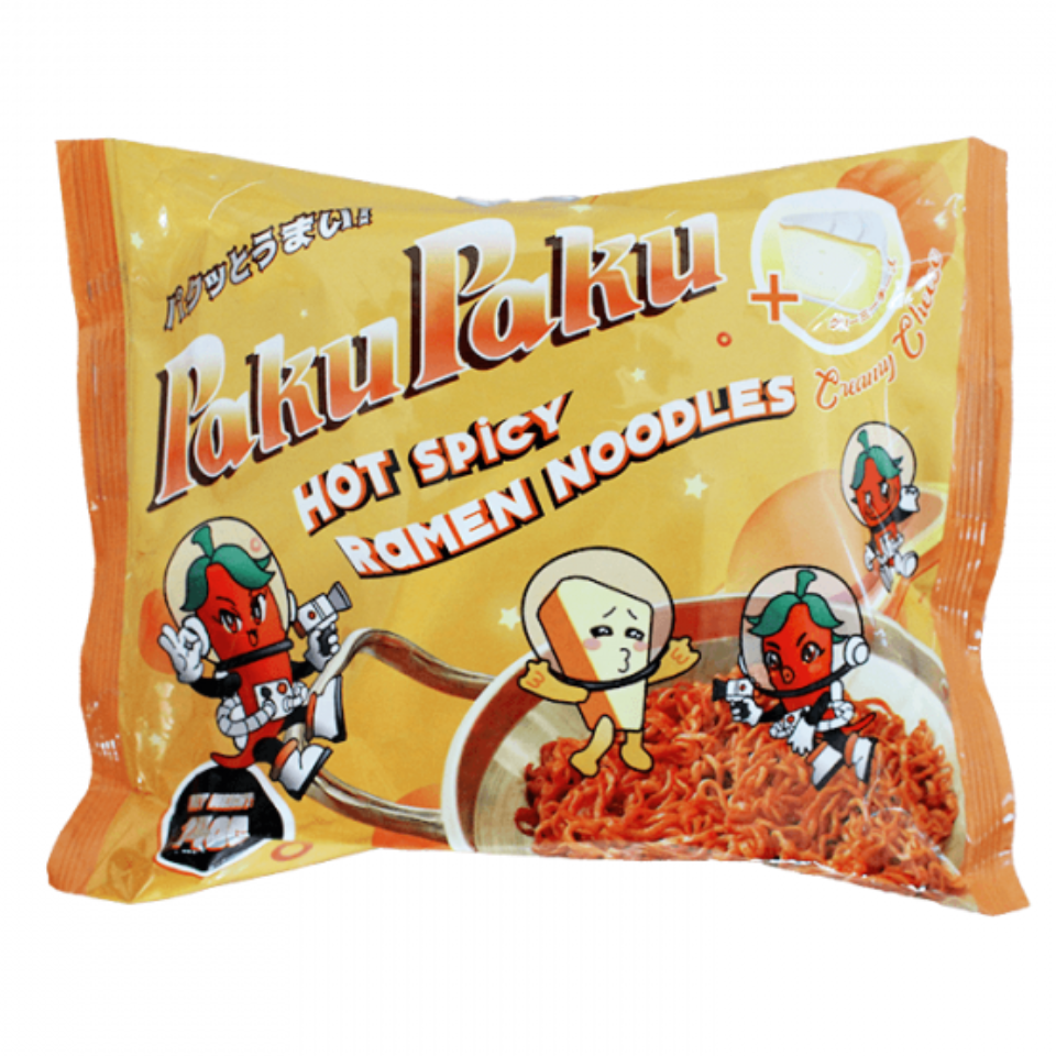 Noodles Ramen PakuPaku Inst Noodle Cream Cheese 140gr