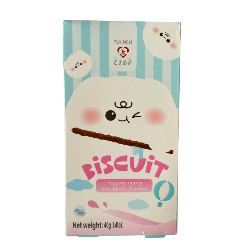 Cookies Tokimeki Popping Candy Chocolate Flavour Stick 40gr