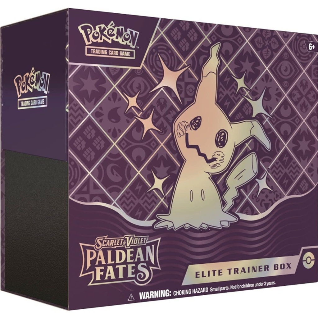 Cards Pokémon Scarlet&Violet Paldean Fates Elite Trainer Box