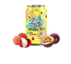 Bubble Tea Madam Hong Lady Boba, Lychee, Passion Fruit, Green Tea 320ml