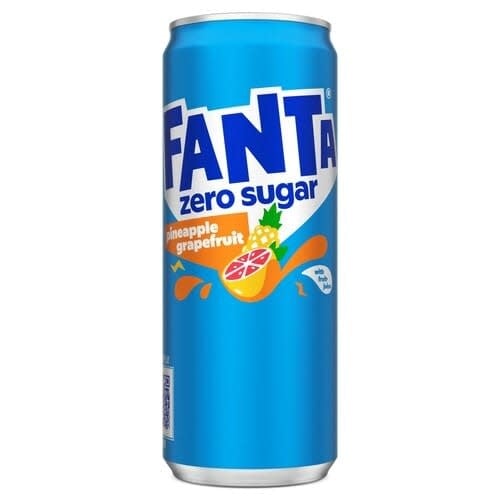 Drink Fanta Zero Sugar, Pineapple GrapeFruit 330ml