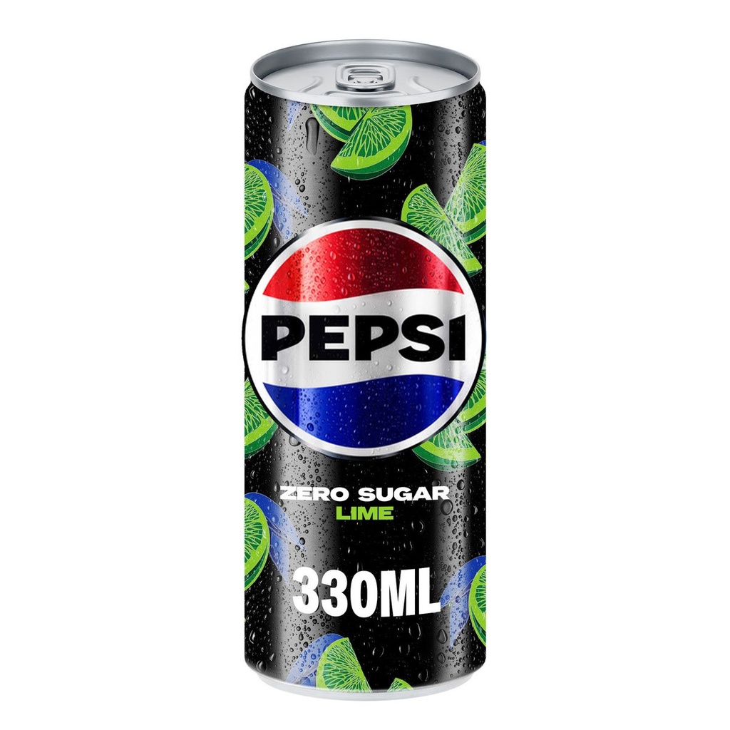 Pepsi Lime Flavour 330ml Zero Sugar