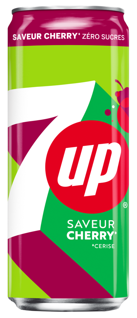 7UP Cherry, Zero Sugar 330ml