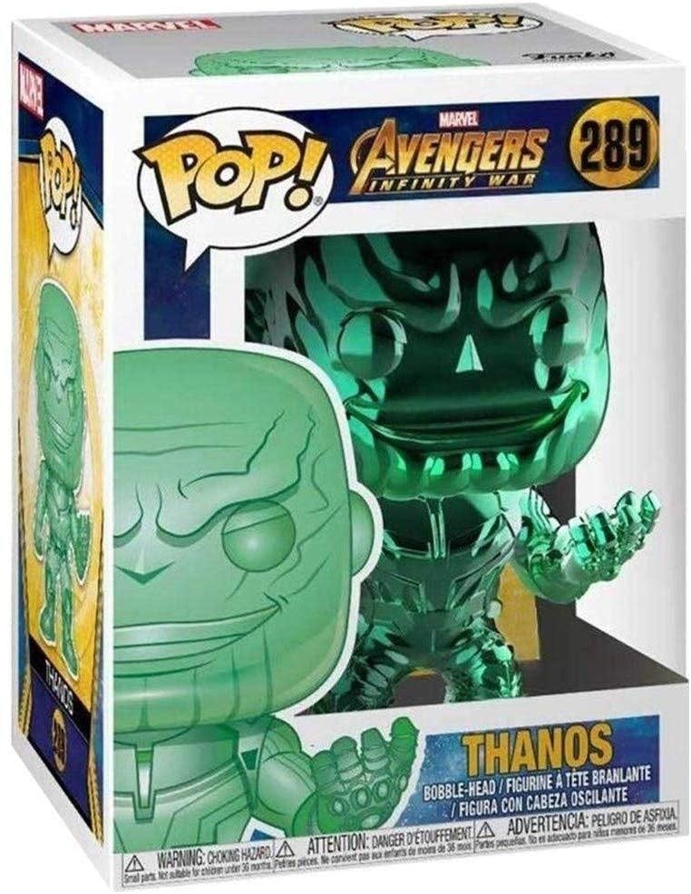 Funko Marvel 0289 Thanos, Green Metallic, Avengers, Infinity War