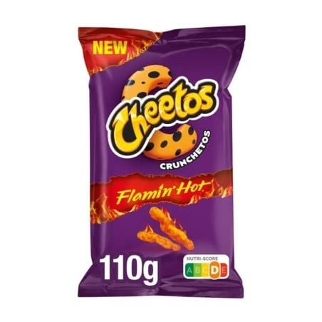 Chips Cheetos Flamin’ Hot Crunchetos 110gr