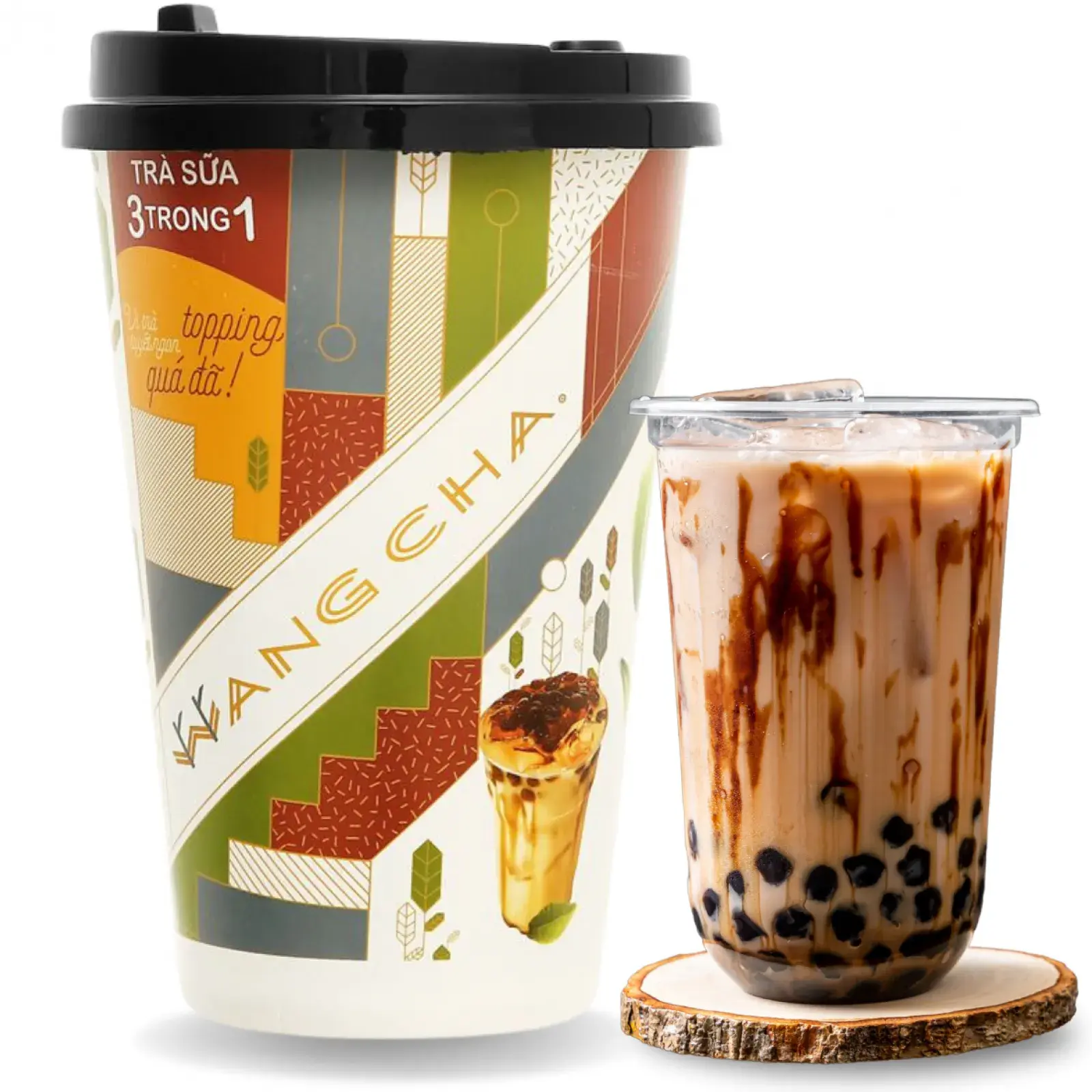 Wang Cha Instant Tea Cup Original Flavor 100gr