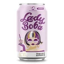Lady Boba Bubble Tea Drink Taro Pearl 315ml, Taiwan