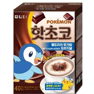 Damtuh Pokémon Zero-Sugar Hot Choco 200gr ( 10x20gr) Korea