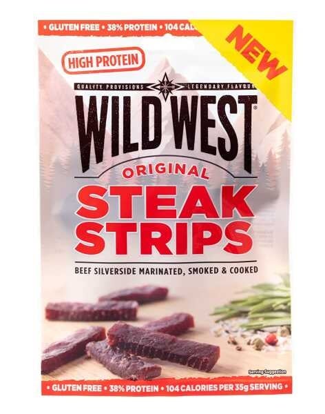 Beef Jerky Wild West Original Steak Stripes 25gr