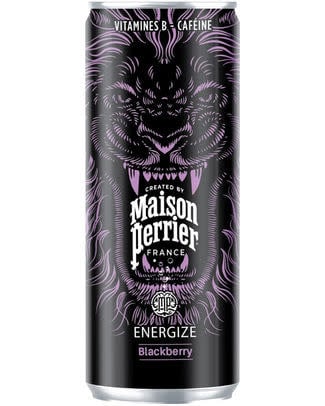 Perrier Energize Blackberry 250ml