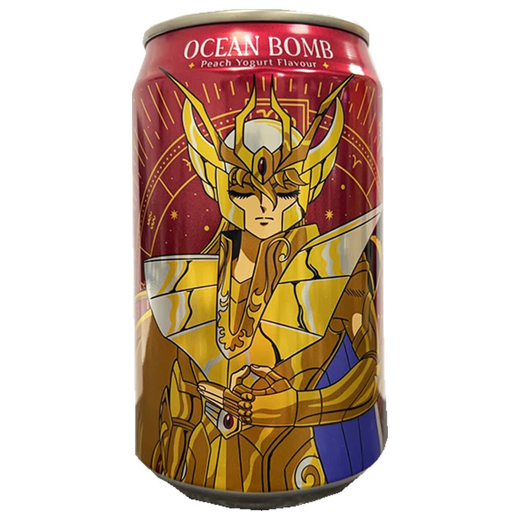 Ocean Bomb Saint Seiya Peach Yoghurt 330ml