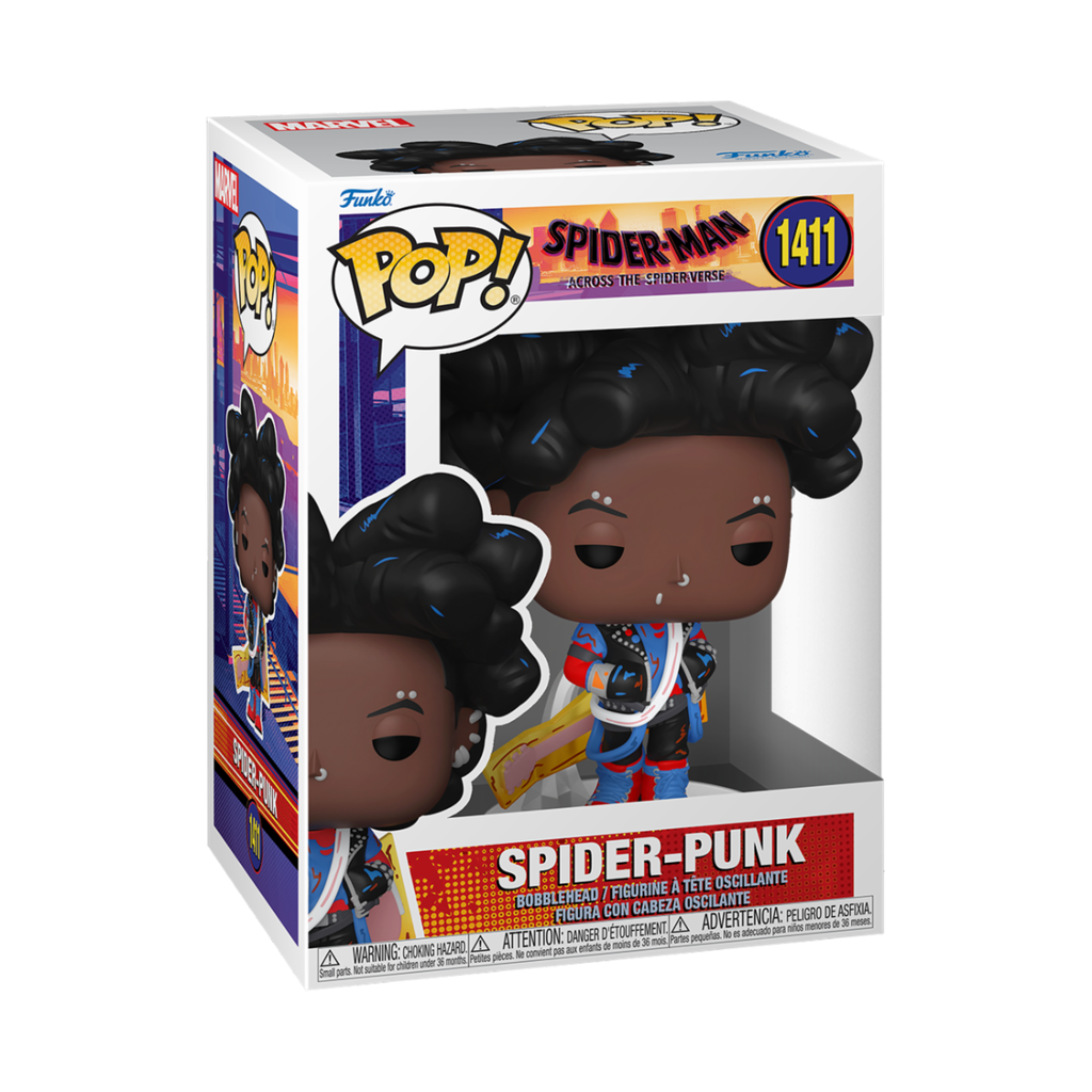 Funko Marvel 1411 Spider-Punk Unmasked, Spider-Man: Across The Spider-Verse S2