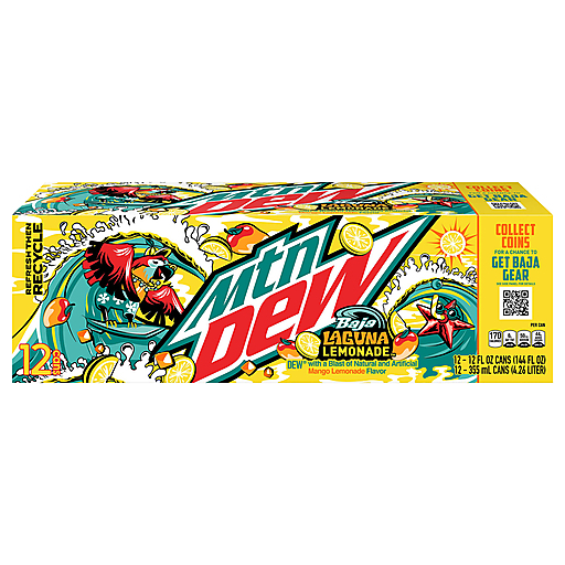 Mountain Dew Laguna Lemonade 355ml ( 12 Pack )