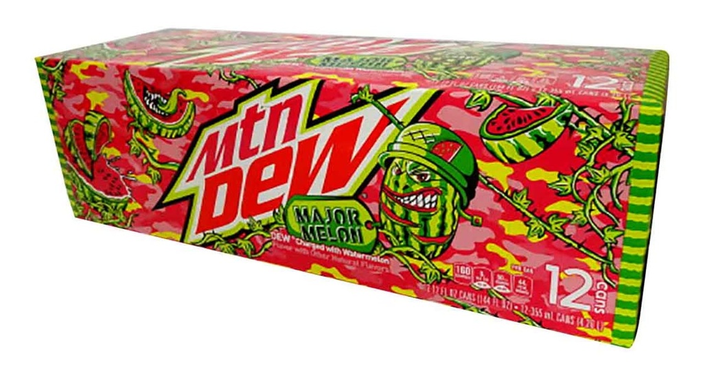 Mountain Dew Major Melon 355ml ( 12 Pack )
