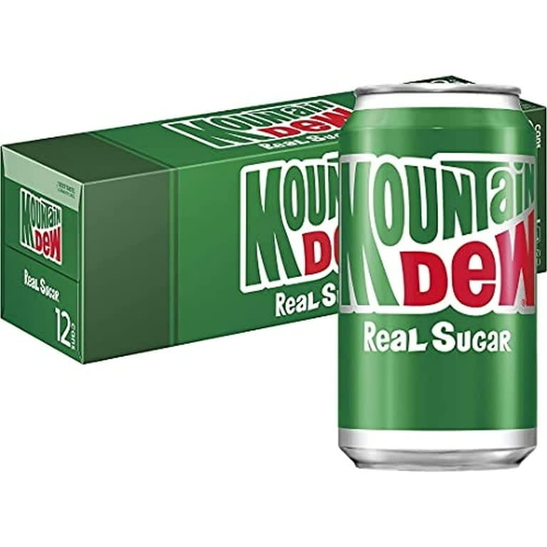 Mountain Dew Real Sugar 355ml ( 12 Pack )