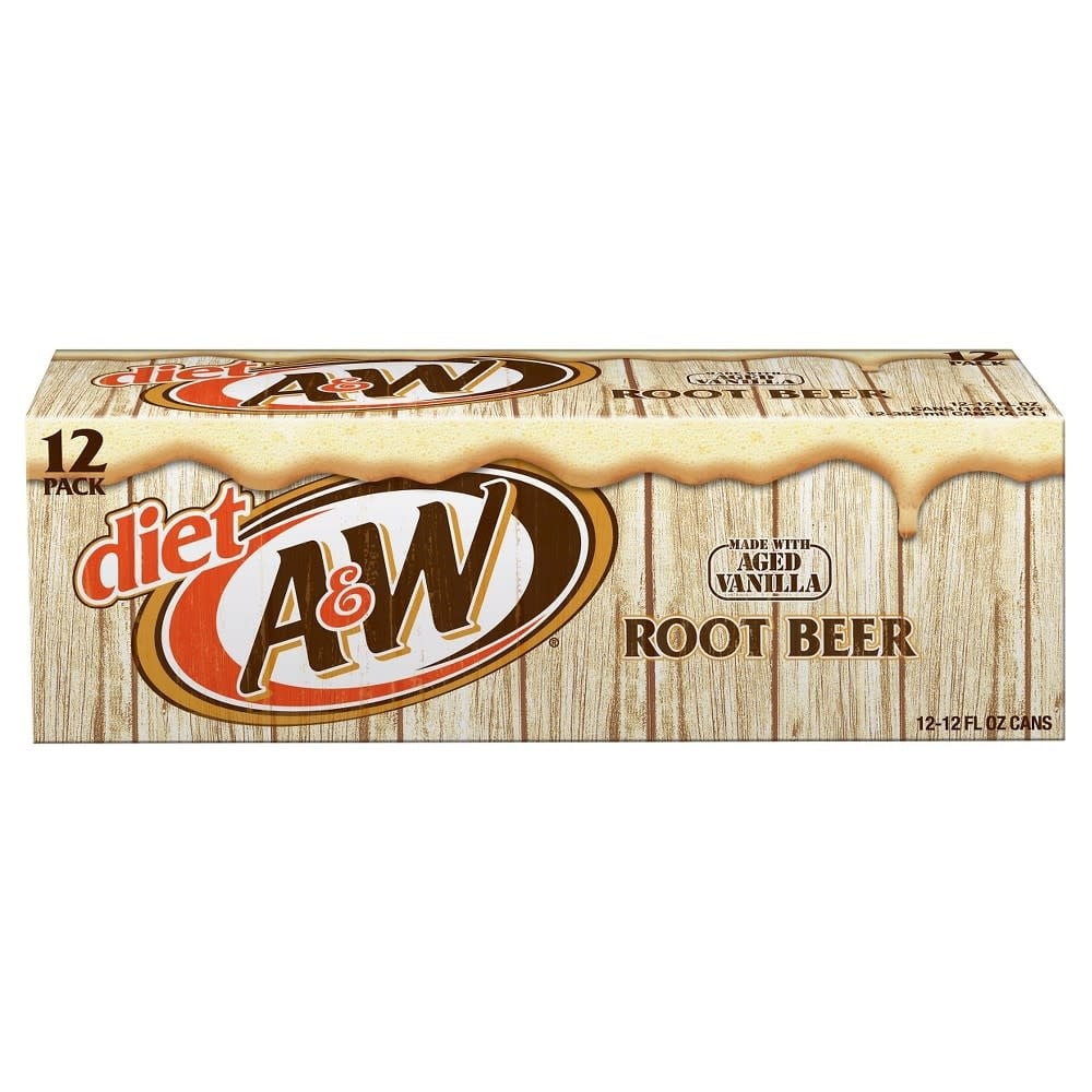 A&W Root Beer Diet / Light 355ml ( 12 Pack )